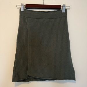 Free People mini sweater skirt